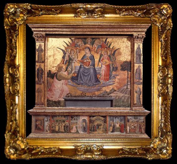 framed  GOZZOLI, Benozzo Madonna della Cintola df, ta009-2