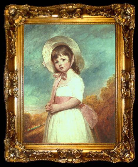 framed  George Romney Miss Willoughby, ta009-2