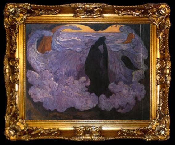 framed  Georges Lacombe The Violet Wave, ta009-2