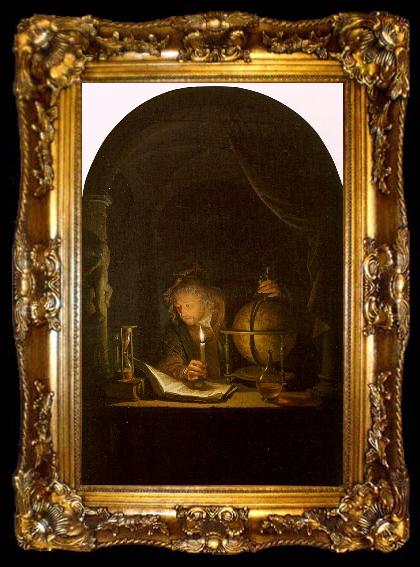 framed  Gerrit Dou Astronomer by Candlelight, ta009-2