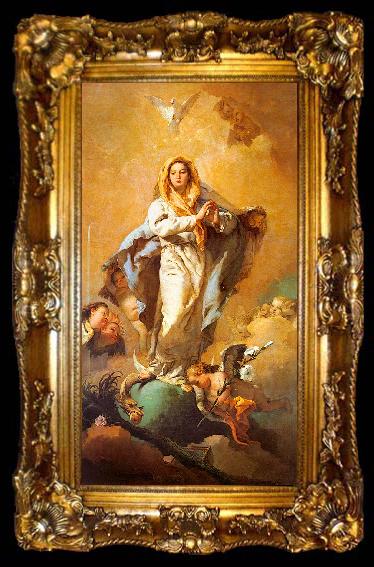 framed  Giovanni Battista Tiepolo The Immaculate Conception, ta009-2