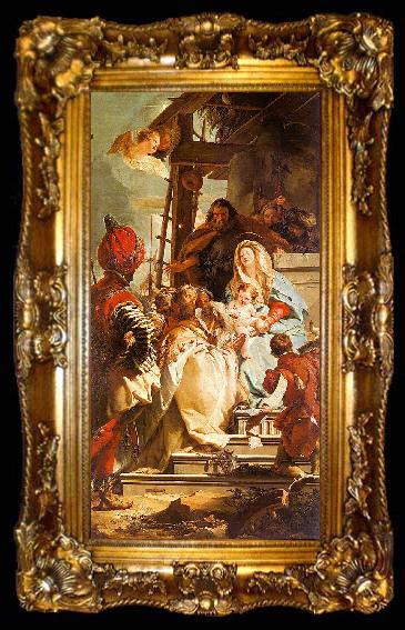 framed  Giovanni Battista Tiepolo Mercury Appearing to Aeneas, ta009-2