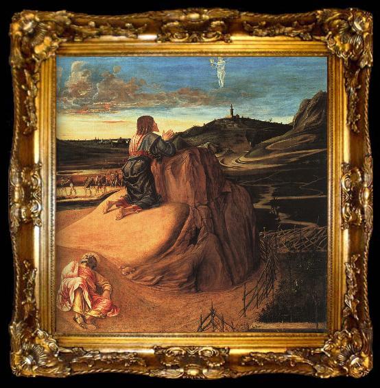 framed  Giovanni Bellini Agony in the Garden, ta009-2