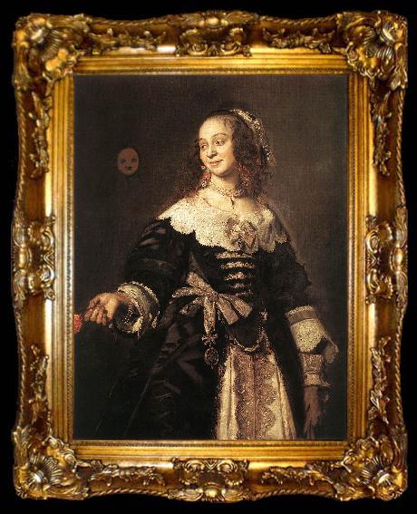 framed  HALS, Frans Portrait of a Preacher wrt, ta009-2