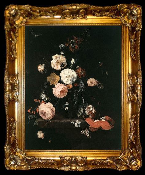 framed  HEEM, Cornelis de Flower Still-Life sf, ta009-2