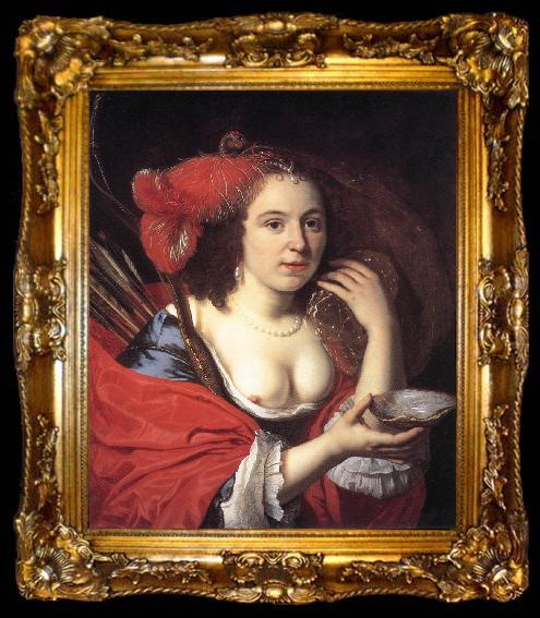 framed  HELST, Bartholomeus van der Anna du Pire as Granida dh, ta009-2