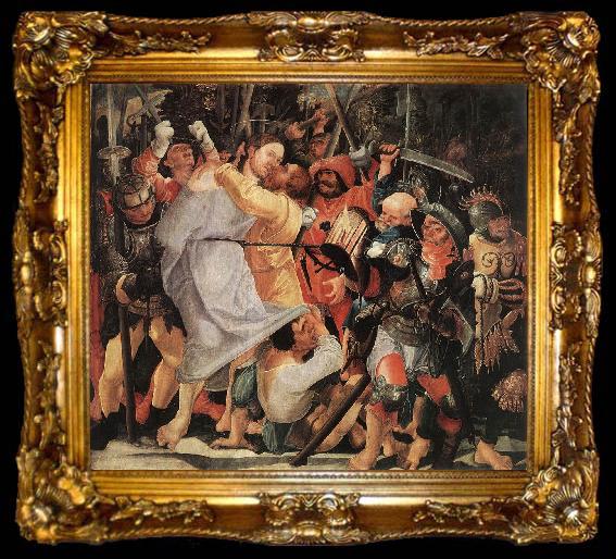 framed  HUBER, Wolf The Capture of Christ sf, ta009-2