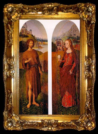 framed  Hans Memling Outer Wings of a Triptych, ta009-2