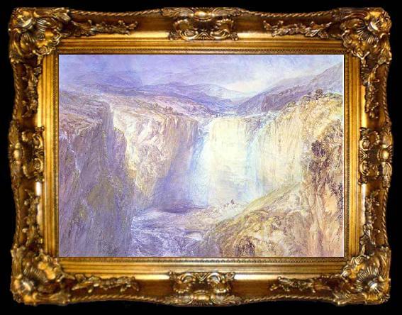 framed  J.M.W. Turner Fall of the Tees, Yorkshire, ta009-2