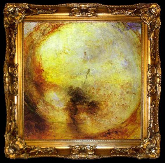 framed  J.M.W. Turner Light and Colour Morning after the Deluge - Moses Writing the Book of Genesis., ta009-2