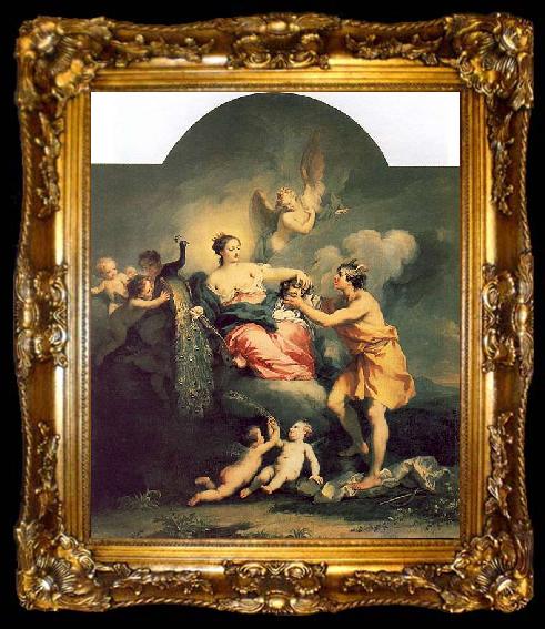 framed  Jacopo Amigoni Juno Receives the Head of Argus, ta009-2