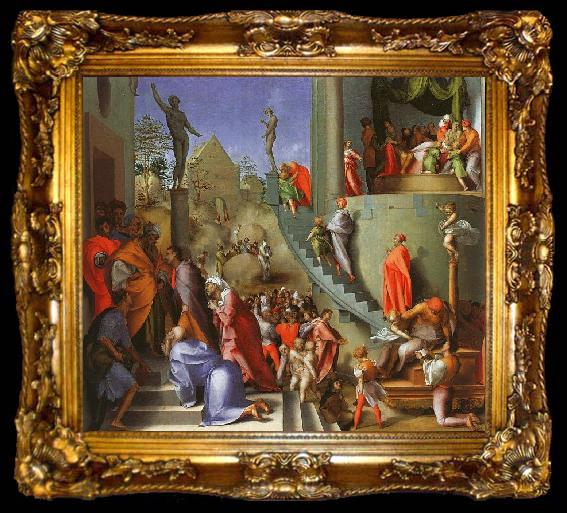 framed  Jacopo Pontormo Joseph in Egypt, ta009-2