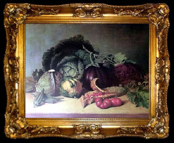 framed  James Peale Still Life with Balsam, ta009-2