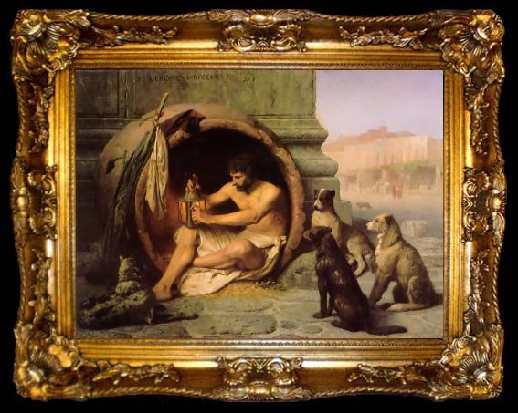 framed  Jean Leon Gerome Diogenes, ta009-2