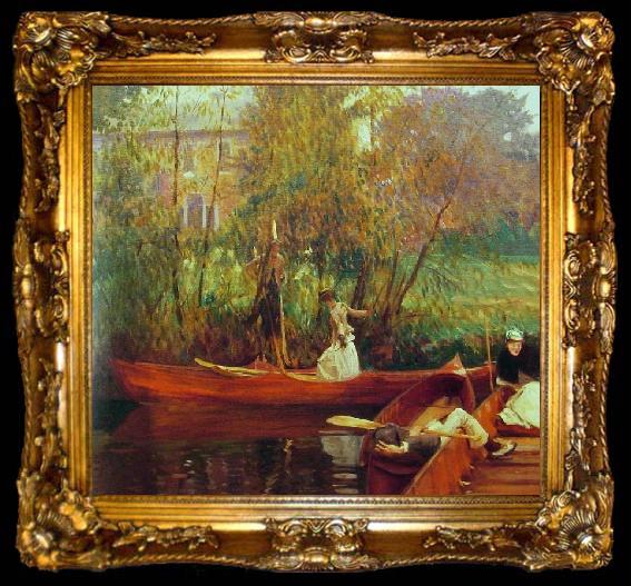 framed  John Singer Sargent A Boating Party, ta009-2