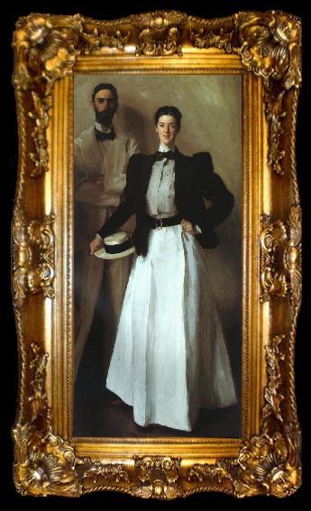 framed  John Singer Sargent Mr Mrs I. N. Phelps Stokes, ta009-2