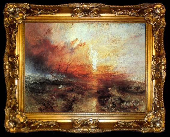 framed  Joseph Mallord William Turner The Slave Ship, ta009-2