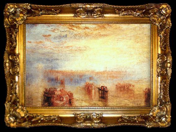 framed  Joseph Mallord William Turner Approach to Venice, ta009-2