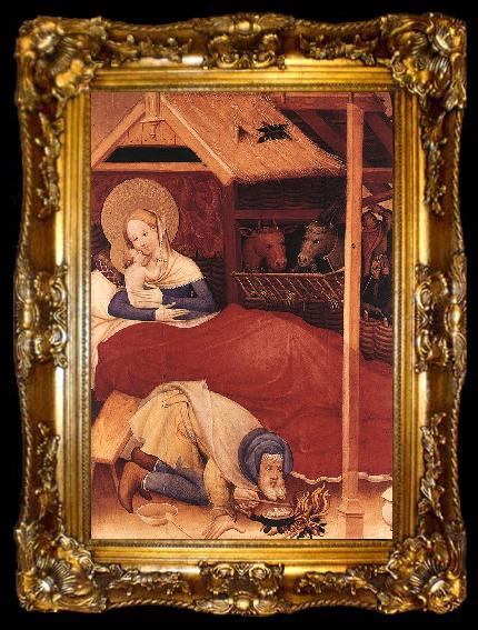 framed  KONRAD von Soest Nativity jgu, ta009-2