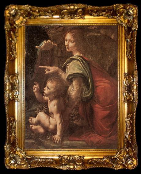 framed  LEONARDO da Vinci Madonna Litta ey, ta009-2