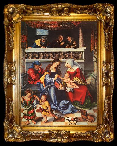 framed  Lucas  Cranach The Holy Family, ta009-2