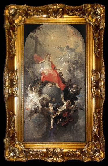 framed  MAULBERTSCH, Franz Anton The Trinity wtu, ta009-2