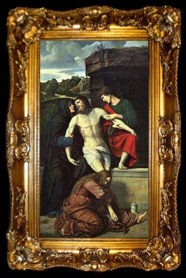 framed  MORETTO da Brescia The Virgin of Carmel ge, ta009-2