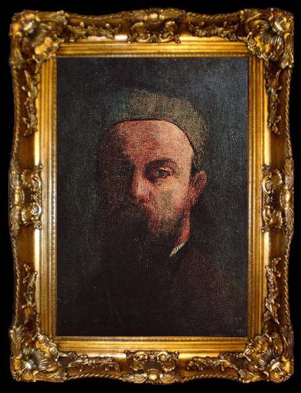 framed  Odilon Redon Self Portrait  55, ta009-2