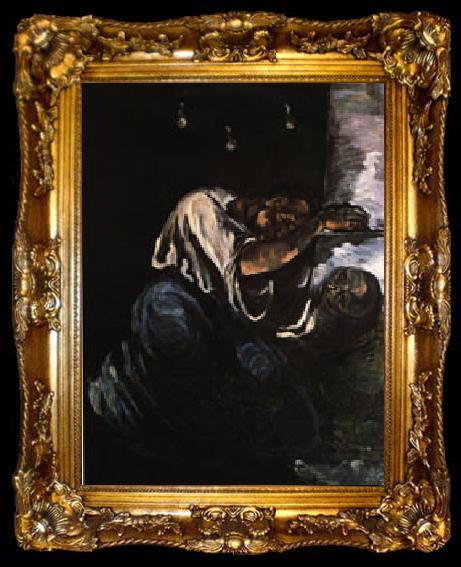 framed  Paul Cezanne The Magdalen,or Sorrow, ta009-2
