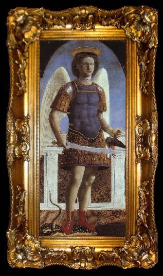 framed  Piero della Francesca St.Michael 02, ta009-2