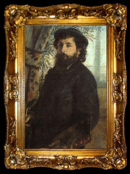 framed  Pierre Renoir Portrait of Claude Monet, ta009-2
