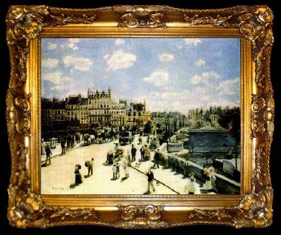 framed  Pierre Renoir Pont Neuf, Paris, ta009-2