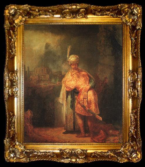 framed  Rembrandt David