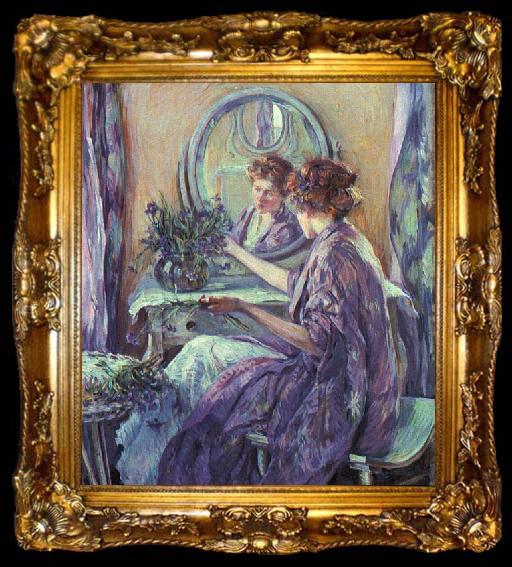 framed  Robert Reid The Violet Kimino, ta009-2