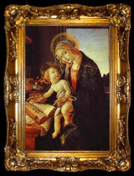 framed  Sandro Botticelli Madonna del Libro, ta009-2