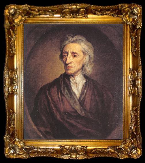 framed  Sir Godfrey Kneller John Locke, ta009-2