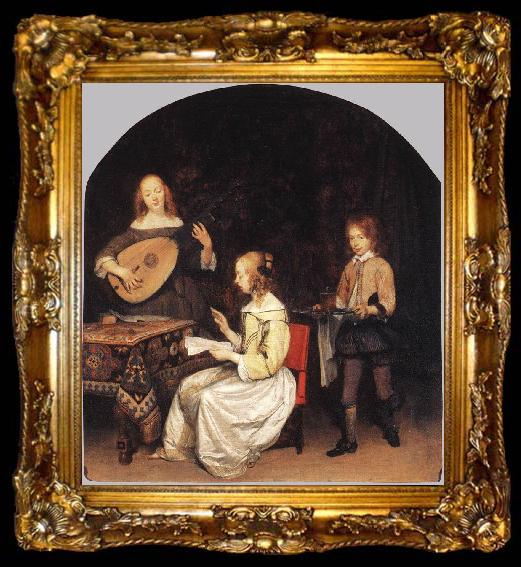 framed  TERBORCH, Gerard The Concert sg, ta009-2