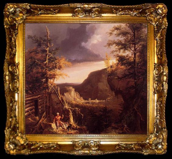 framed  Thomas Cole Daniel Boone Sitting, ta009-2
