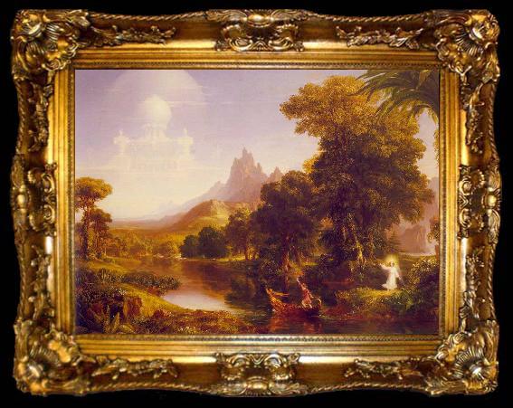 framed  Thomas Cole The Voyage of Life: Youth, ta009-2