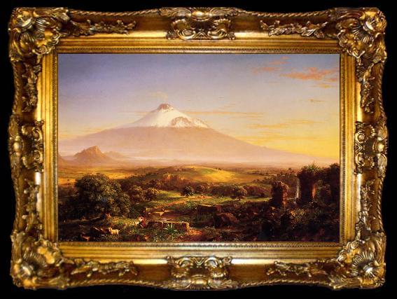 framed  Thomas Cole Mount Etna, ta009-2