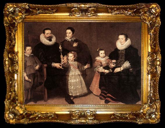 framed  VLIEGER, Simon de Family Portrait ert, ta009-2