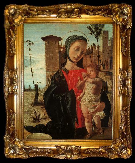 framed  BRAMANTINO Virgin and Child, ta009-2