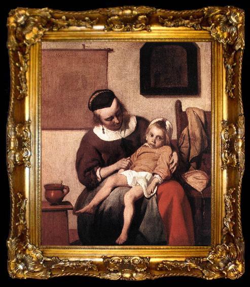 framed  METSU, Gabriel The Sick Child af, ta009-2