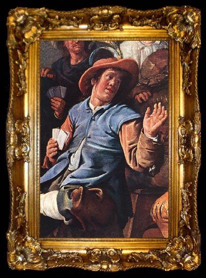 framed  MOLENAER, Jan Miense The Denying of Peter (detail) ag, ta009-2