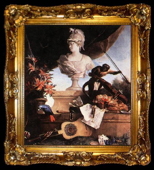 framed  OUDRY, Jean-Baptiste Allegory of Europe sg, ta009-2