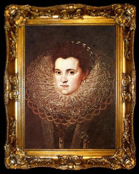 framed  PANTOJA DE LA CRUZ, Juan Portrait of a Woman dh, ta009-2