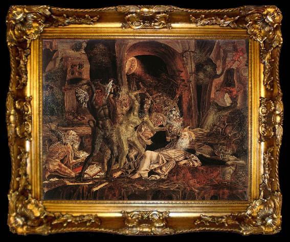 framed  PARENZANO, Bernardino Temptations of St Anthony ga, ta009-2