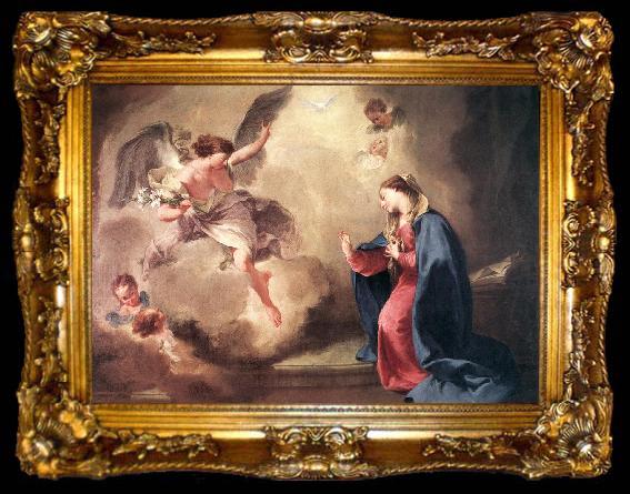 framed  PITTONI, Giambattista Annunciation ery, ta009-2