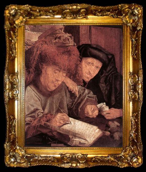 framed  REYMERSWALE, Marinus van Tax Collector, ta009-2