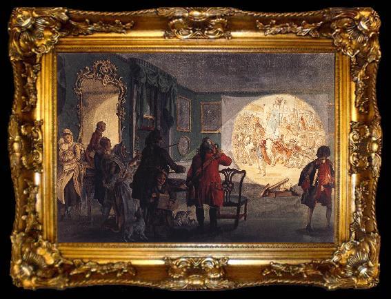 framed  SANDBY, Paul The Laterna Magica af, ta009-2